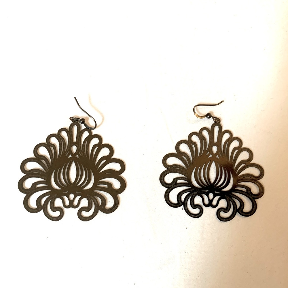 pair of earrings.